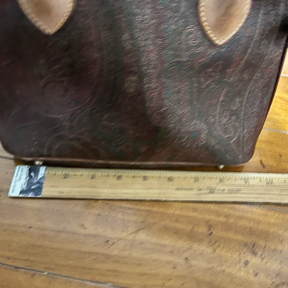 Etro Brown Paisley Satchel and Wallet - Picture 8 of 9